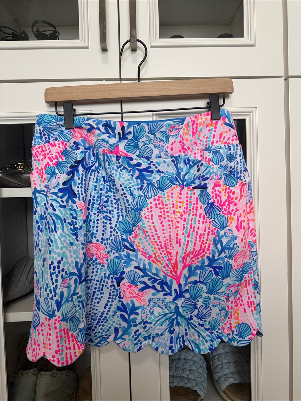 Lilly Pulitzer Pink and Blue Seashell golf Skirt